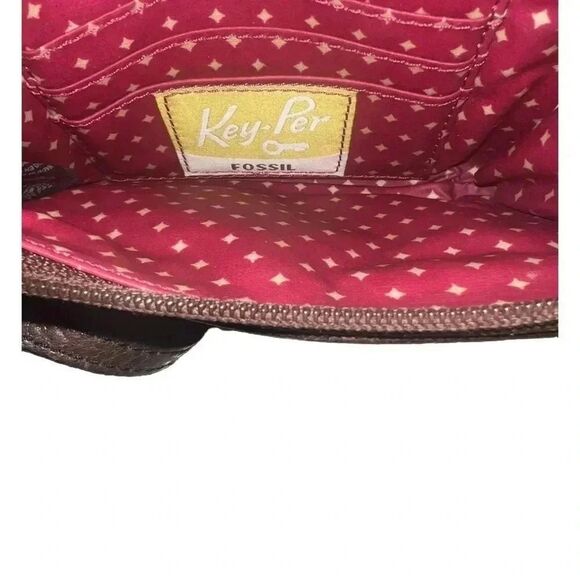 Fossil Key-Per Wallet Multi Compartment Midwestern Wallet - Picture 4 of 7